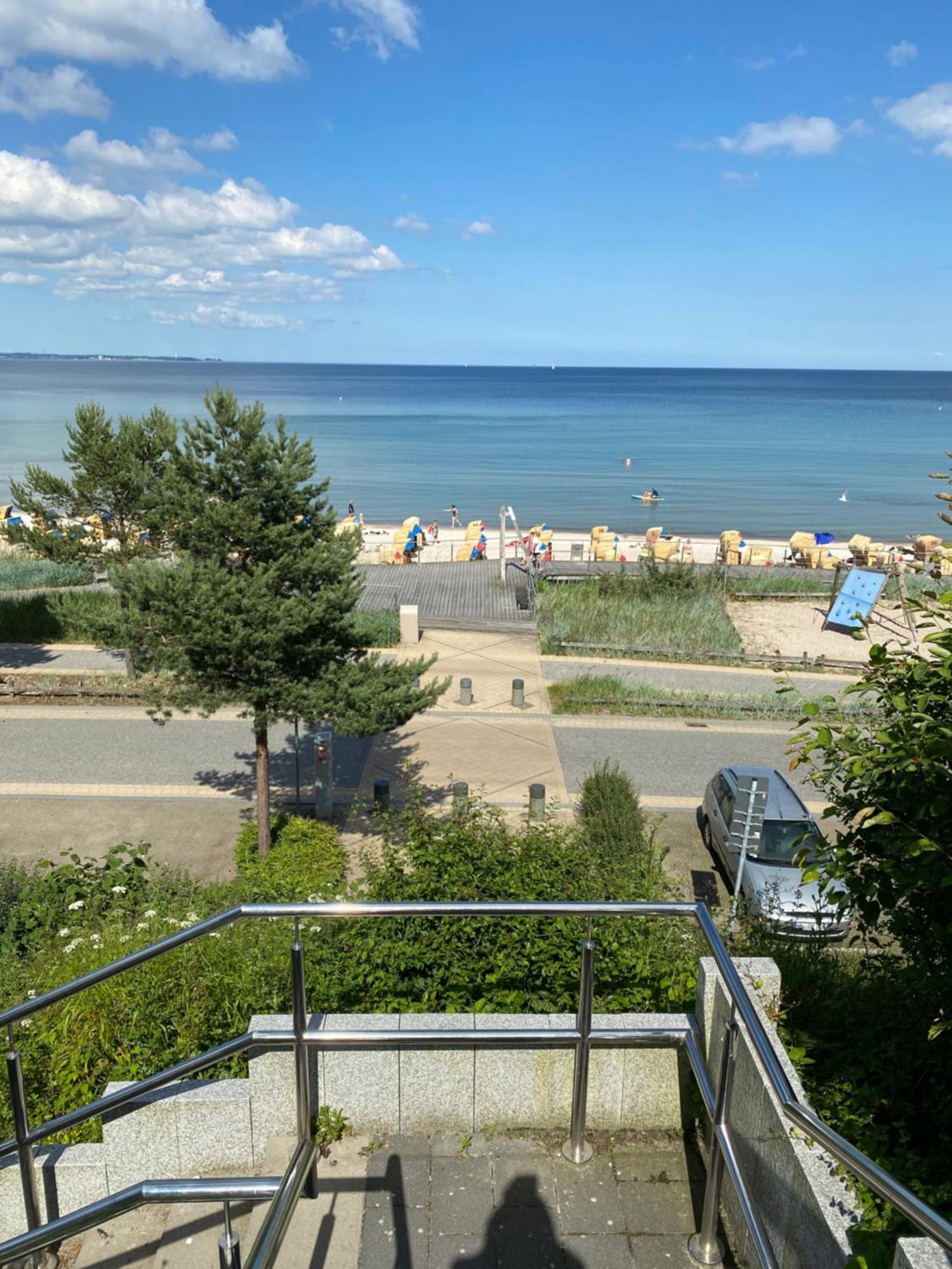 Studio Mit Panorama-Meerblick Und Direkter Strandlage In Scharbeutz Buitenkant foto